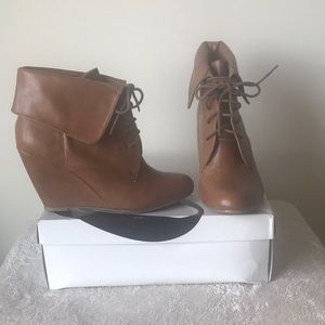 Nine West Wedge Booties